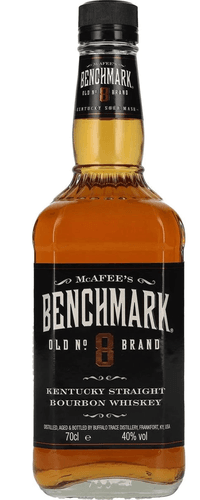 McAFEE'S Benchmark Old No. 8 Brand Kentucky Straight Bourbon Whiskey 40% Vol. 0,7l