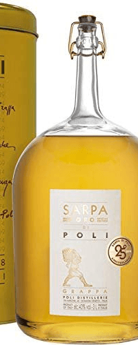 Poli Grappa Sarpa Oro di Poli 40% Vol. 3l in Giftbox