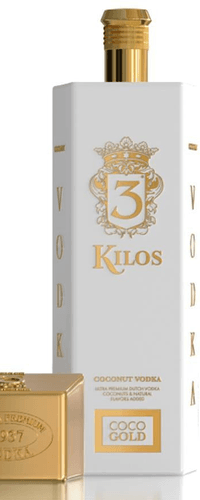 3 Kilos COCO GOLD Coconut Vodka 30% Vol. 1l