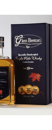 Glen Breton Rare 14 Years Old Canada's First Single Malt Whisky 43% Vol. 0,7l in Giftbox
