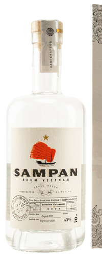 Sampan Rhum Vietnam 43% Vol. 0,7l in Giftbox