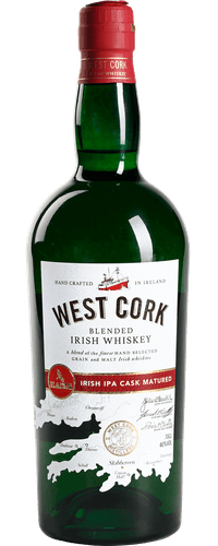 West Cork Blended Irish Whiskey IRISH IPA CASK FINISH 40% Vol. 0,7l