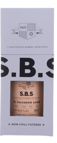 1423 S.B.S EL SALVADOR Rum 2008 55% Vol. 0,7l in Giftbox