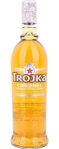 Trojka CARAMEL Vodka Liqueur 24% Vol. 0,7l