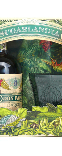 Don Papa Small Batch Rum 7 Years Old 40% Vol. 0,7l in Giftbox with glass