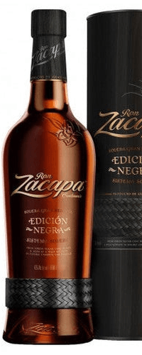 Ron Zacapa Centenario EDICIÓN NEGRA Sistema Solera Gran Reserva 43% Vol. 1l in Giftbox