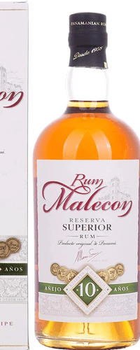 Rum Malecon Añejo 10 Años Reserva Superior 40% Vol. 0,7l in Giftbox
