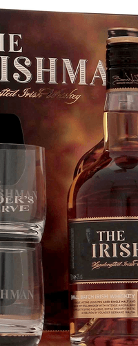 The Irishman FOUNDER'S RESERVE Small Batch Irish Whiskey 40% Vol. 0,7l in Giftbox with 2 glasses