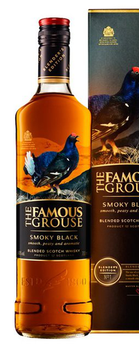 The Famous Grouse SMOKY BLACK Blended Scotch Whisky 40% Vol. 0,7l