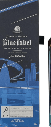 Johnnie Walker Blue Label City Edition London Blended Scotch Whisky 40% Vol. 0,7l in Giftbox