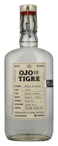 Ojo de Tigre Mezcal Artesana Joven 100% Agave 37% Vol. 0,7l