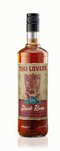 Tiki Lovers Dark Rum Finest Caribbean Blend 57% Vol. 0,7l