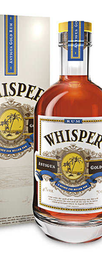 Whisper Antigua Gold Rum 40% Vol. 0,7l in Giftbox