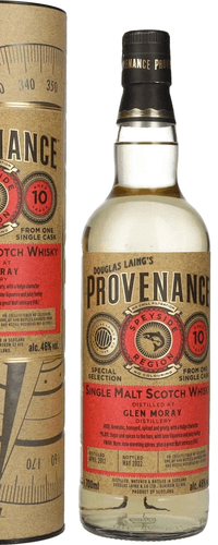 Douglas Laing PROVENANCE Glen Moray 10 Years Old Single Cask Malt 2012 46% Vol. 0,7l in Giftbox