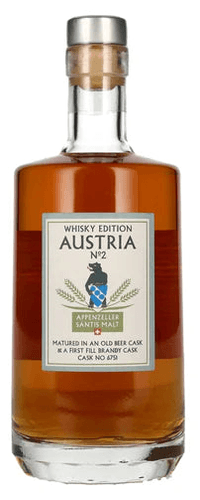 Säntis Malt Appenzeller Single Malt Swiss Alpine Whisky EDITION AUSTRIA N° 2 48% Vol. 0,5l