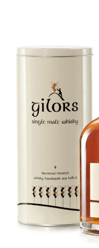 Gilors Portwein Fass Single Malt Whisky 43% Vol. 0,5l in Tinbox