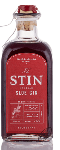 The STIN Styrian Sloe Gin 27% Vol. 0,5l