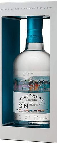 Tobermory Hebridean Isle of Mull Gin 43,3% Vol. 0,7l in Giftbox
