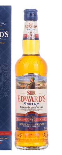 Sir Edward's SMOKY Blended Scotch Whisky 40% Vol. 0,7l in Giftbox