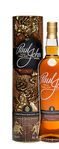 Paul John CHRISTMAS EDITION Indian Single Malt Whisky 2021 46% Vol. 0,7l in Giftbox