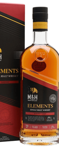 M&H ELEMENTS Sherry Cask Single Malt Whisky 46% Vol. 0,7l in Giftbox