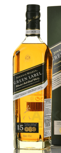 Johnnie Walker Green Label 15 Years Old 43% Vol. 0,7l in Giftbox