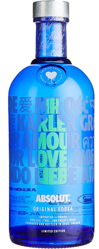 Absolut Vodka LOVE Original Vodka Limited Edition 40% Vol. 0,7l