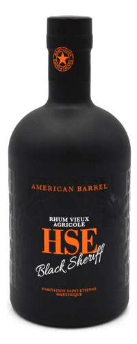 HSE Rhum Vieux Agricole BLACK SHERIFF American Barrel 40% Vol. 0,7l