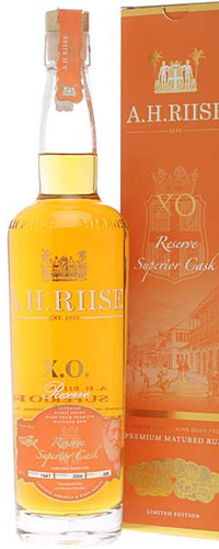A.H. Riise X.O. Reserve Super Premium Single Barrel Rum 40% Vol. 0,7l in Giftbox