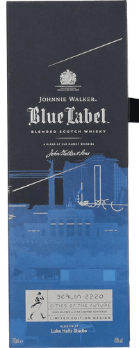 Johnnie Walker Blue Label City Edition Berlin Blended Scotch Whisky 40% Vol. 0,7l in Giftbox