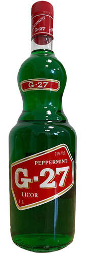 G-27 Peppermint Licor 21% Vol. 1l