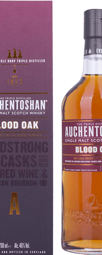 Auchentoshan BLOOD OAK Single Malt Scotch Whisky 46% Vol. 0,7l in Giftbox