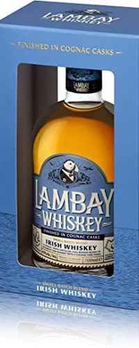 Lambay Whiskey Small Batch Blend Irish Whiskey Cognac Cask Finish 40% Vol. 0,7l