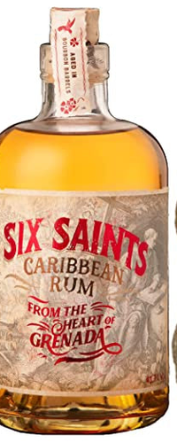 Six Saints Caribbean Rum OLOROSO Cask Finish Limited Edition 41,7% Vol. 0,7l im Leinensackerl