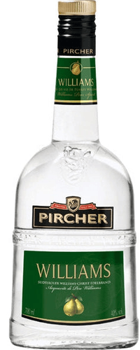 Pircher WILLIAMS Südtiroler Williams-Christbirnen-Edelbrand 40% Vol. 0,7l with Schnapsglas