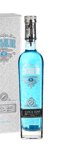 COCA BLUE Agwa De Bolivia Coca Leaf Liqueur Vintage 2012 55,5% Vol. 0,7l in Giftbox