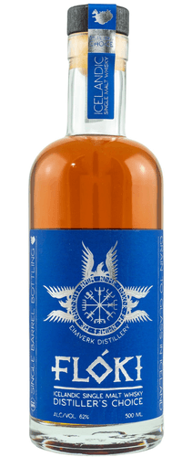 Flóki Icelandic DISTILLER'S CHOICE Single Malt Whisky 2016 62% Vol. 0,5l