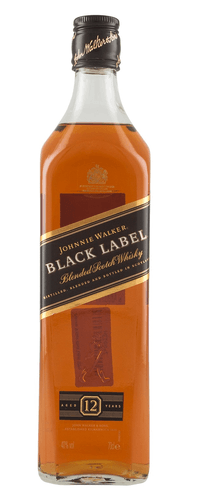 Johnnie Walker BLACK LABEL 12 Years Old Blended Scotch Whisky 40% Vol. 0,7l