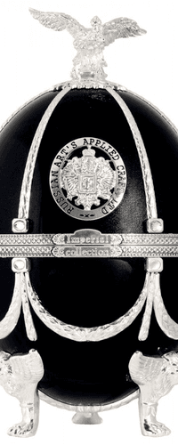 Imperial Collection Vodka Fabergé Egg Black Metallic 40% Vol. 0,7l in Giftbox
