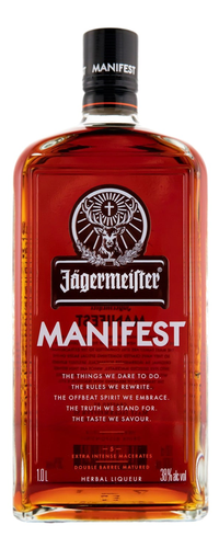 Jägermeister MANIFEST TRAVELLERS' EDITION Kräuterlikör 38% Vol. 1l in Giftbox