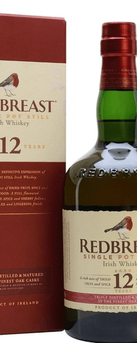 Redbreast 12 Years Old Single Pot Still Irish Whiskey 40% Vol. 0,7l in Giftbox