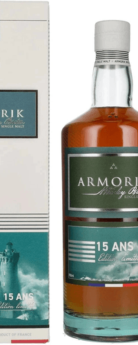 Armorik 15 Ans Whisky Breton Single Malt Edition Limitée 46% Vol. 0,7l in Giftbox