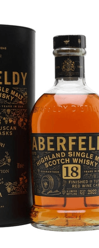 Aberfeldy 18 Years Old Red Wine Casks BOLGHERI 43% Vol. 0,7l in Giftbox