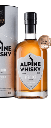 Pfanner Alpine Single Malt Whisky 43% Vol. 0,7l in Giftbox