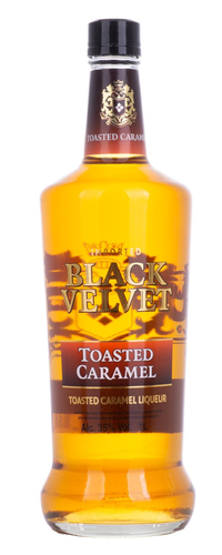 Black Velvet TOASTED CARAMEL Flavored Whisky 35% Vol. 1l