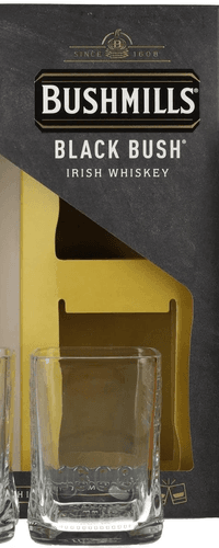 Bushmills BLACK BUSH Irish Whiskey 40% Vol. 0,7l in Giftbox with 2 glasses
