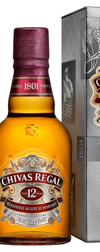 Chivas Regal 12 Years Old Blended Scotch Whisky 40% Vol. 0,35l in Giftbox