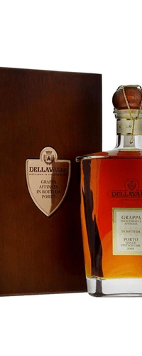 Dellavalle Grappa Affinata in botti da PORTO 42% Vol. 0,7l in Giftbox