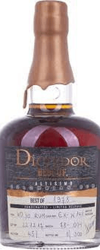Dictador BEST OF 1978 APASIONADO Colombian Rum 40YO/211217/EX-P142 41% Vol. 0,7l