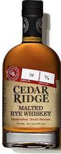 Cedar Ridge RYE WHISKEY 43% Vol. 0,7l